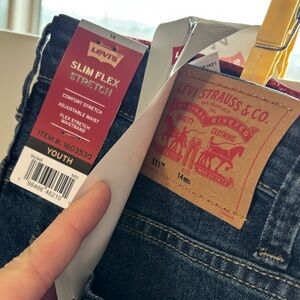 🆕 Levi's Blue Jeans, Slim Flex Stretch, Size 14 - NWT